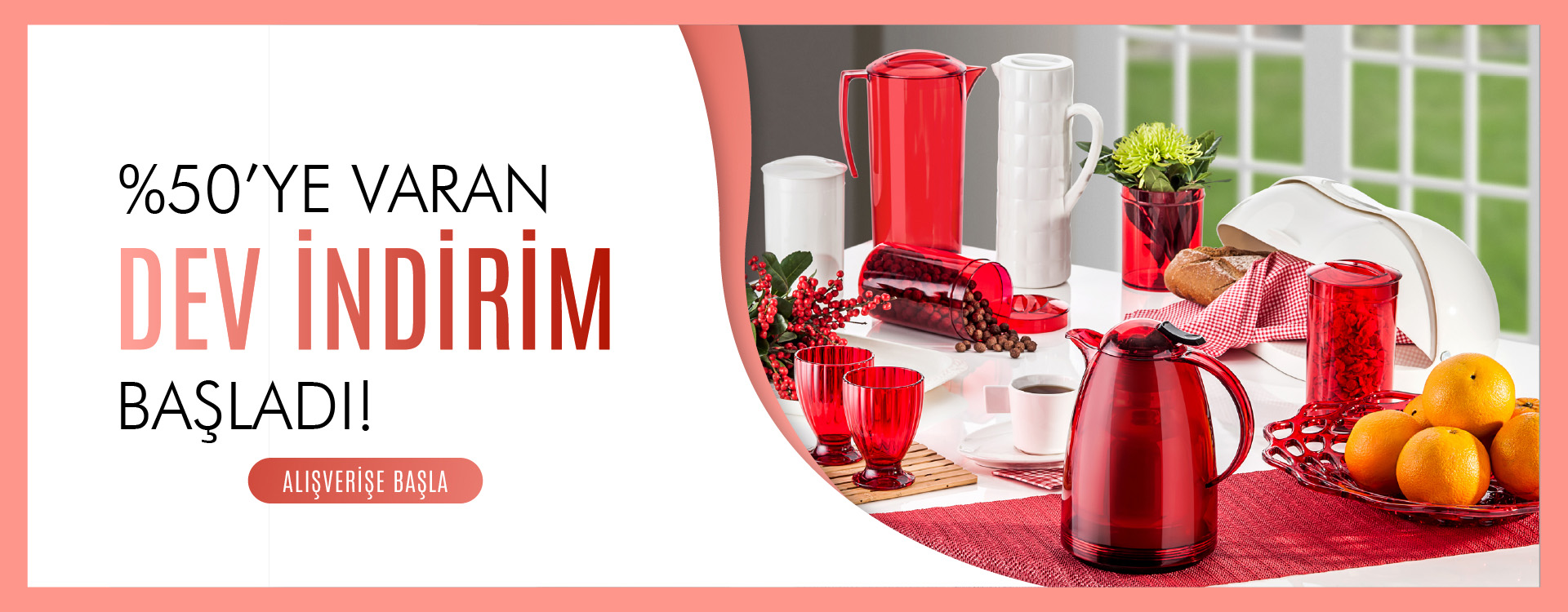 %50’ye Varan Dev İndirim Başladı!